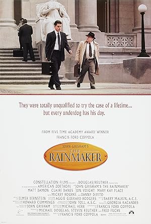 L'uomo della pioggia, Matt Damon, Danny DeVito, Claire Danes