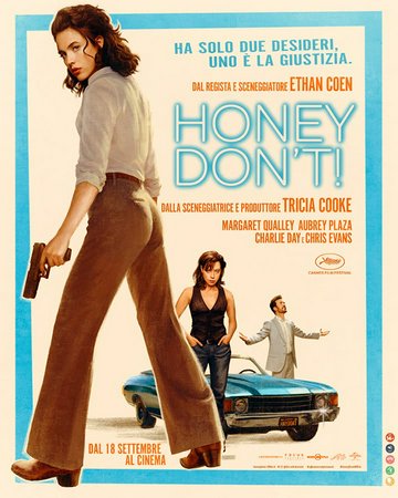 Honey Don't!, Margaret Qualley, Aubrey Plaza, Chris Evans