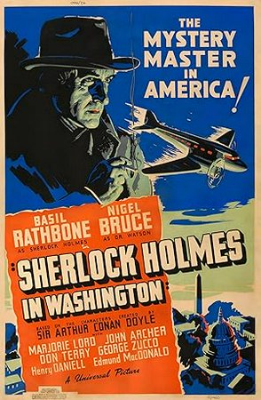 Sherlock Holmes a Washington, Basil Rathbone, Nigel Bruce, Marjorie Lord