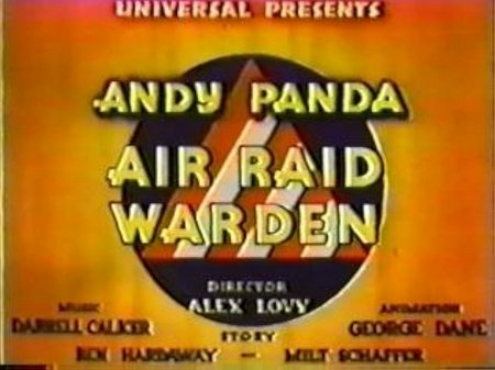 Air Raid Warden, Mel Blanc, Carl Grayson, Margaret Hill-Talbot