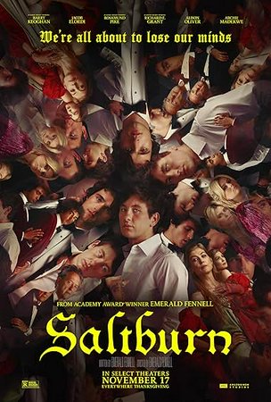 Saltburn, Barry Keoghan, Jacob Elordi, Rosamund Pike