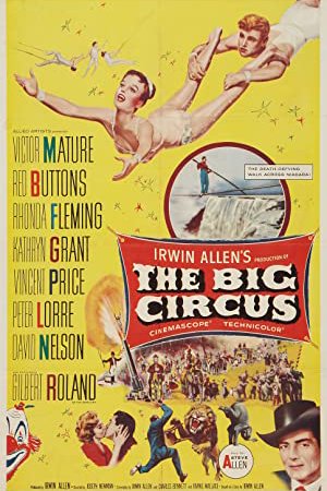 Il grande circo, Victor Mature, Red Buttons, Rhonda Fleming