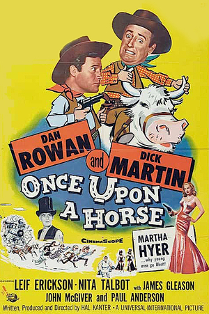 Due toroni tra i cowboys, Dan Rowan, Dick Martin, Martha Hyer