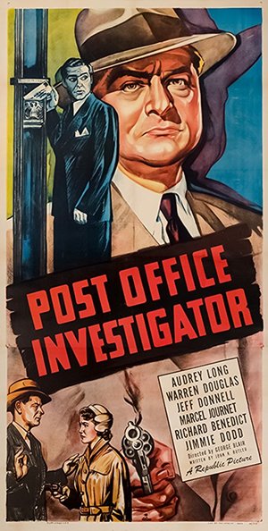 Post Office Investigator, Audrey Long, Warren Douglas, Jeff Donnell